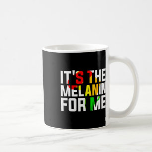 Melaninet För Mig Melaniserade Svarta Historik Mån Kaffemugg