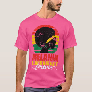 Melaninhistoriemånad för Black kärlek T Shirt