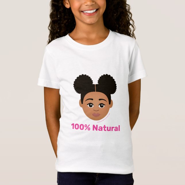 Melanins nyck 100 % naturlig t shirt (Framsida)