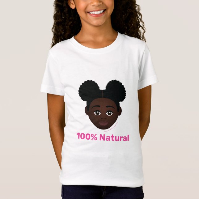 Melanins nyck 100 % naturlig t shirt (Framsida)