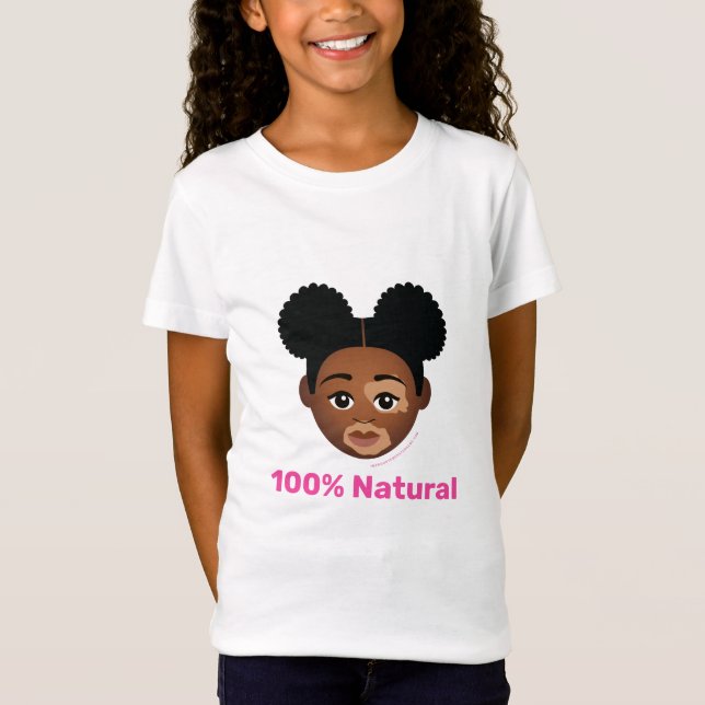 Melanins nyck 100 % naturlig t shirt (Framsida)