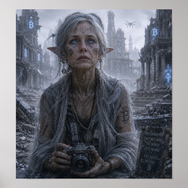 Melankoli / Fotograf / Övergiven Stad Poster (Framsidan)