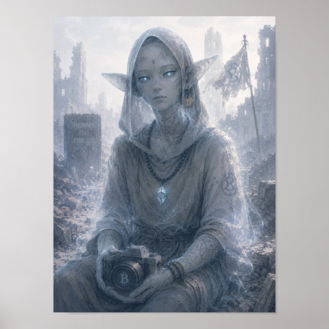 Melankoli / Minnesskötare / Efterkrigsruiner Poster (Framsidan)