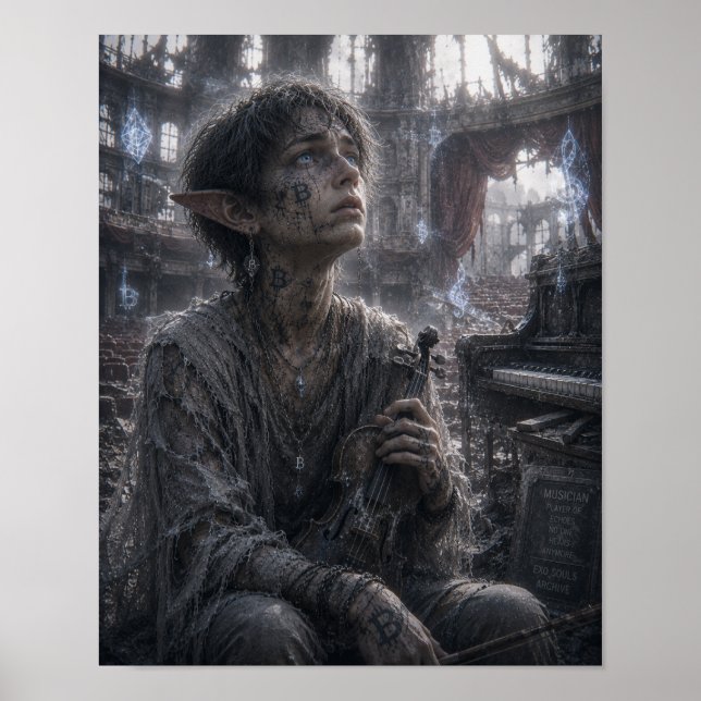 Melankoli / Musiker / Tom Konsertsal Poster (Framsidan)