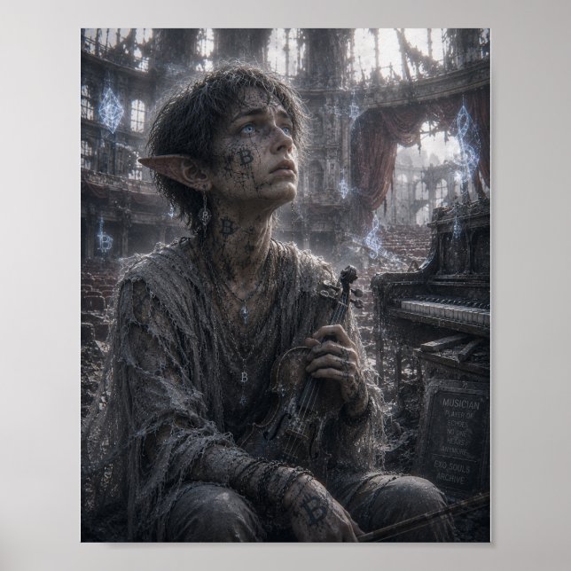 Melankoli / Musiker / Tom Konsertsal Poster (Framsidan)