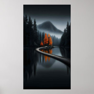 Melankolisk Ensamhet: Stig till den Lysande Lunden Poster