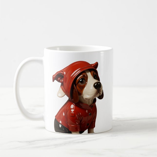 Melankolisk Valp Kaffemugg (Vänster)