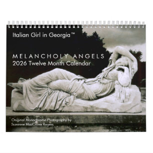 Melankoliska änglar - 2026 Tolv månaders kalender