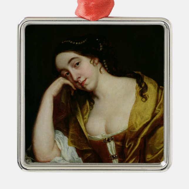 Melankoliskt Julgransprydnad Metall (Framsidan)