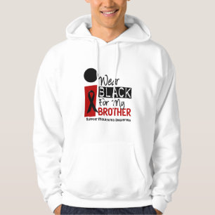 Melanom ha på sig jag svarten för min broder 9 sweatshirt