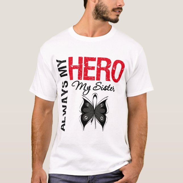 Melanom har alltid min Hero-syster Tröja (Framsida)