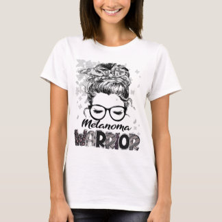 Melanom Krigarkvinnor Tjej Överlevare T Shirt