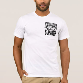 Melanom underskattar aldrig styrka t-shirt