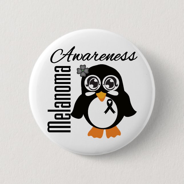 Melanoma Awareness Penguin Knapp (Framsida)