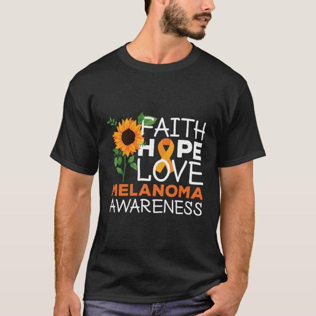 Melanoma Awareness T Shirt (Framsida)