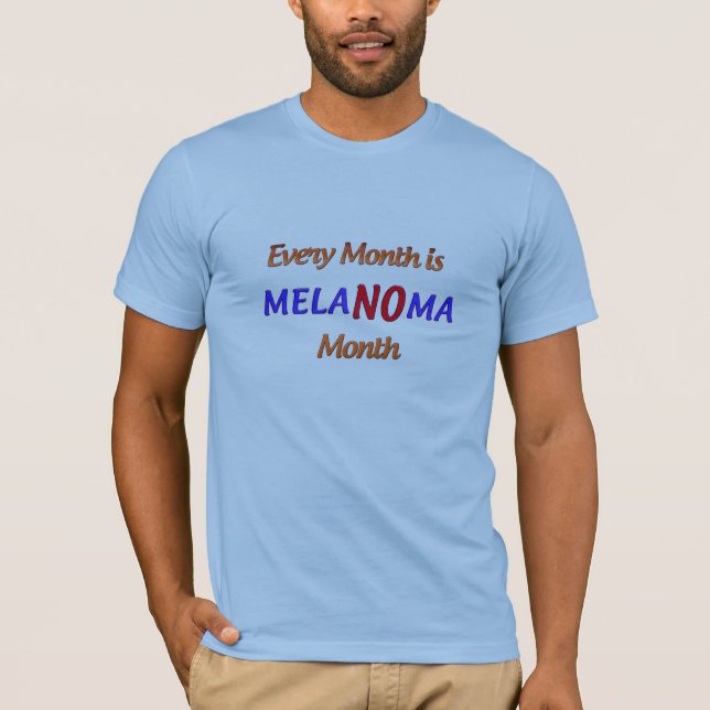 Melanoma Awareness Tee Shirt (Framsida)