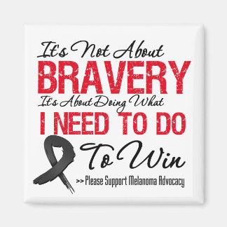 Melanoma Battle Magnet