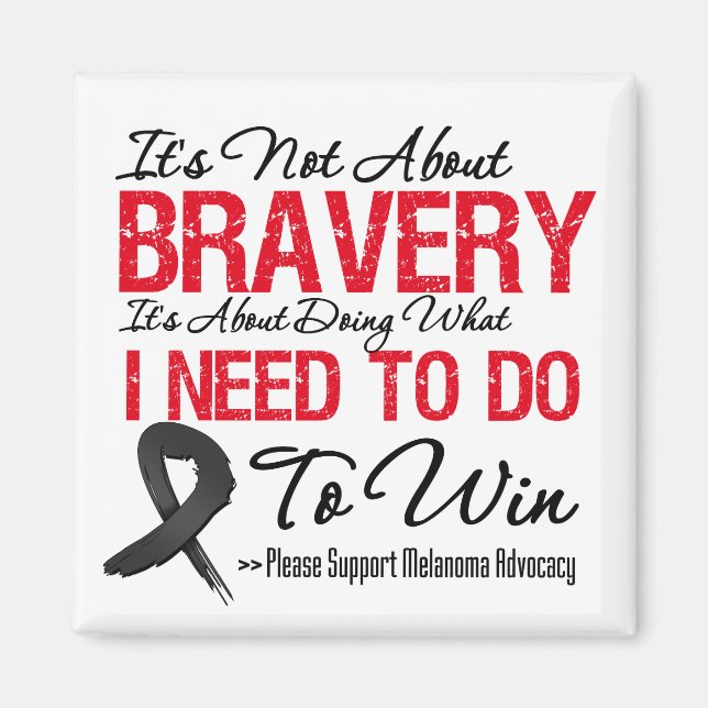 Melanoma Battle Magnet (Framsidan)