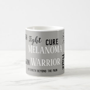Melanoma Warrior Kaffemugg