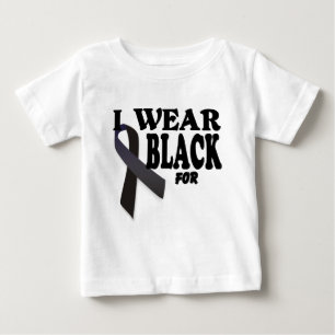 Melanommedvetenhetbandet ha på sig jag svarten för t shirt
