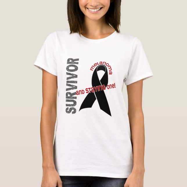 Melanomöverlevande 1 t-shirt (Framsida)