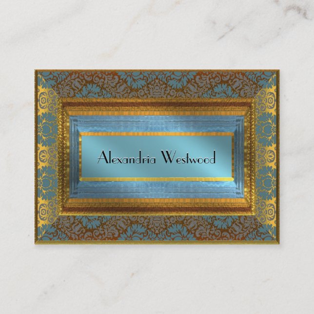 MeLark Elegant II Victorian Visitkort (Framsida)