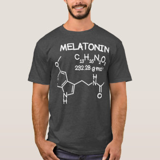 Melatonin Molecule Structure T  Funny Sleep Men T Shirt