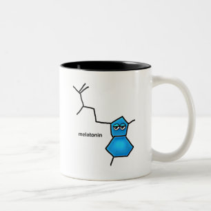 Melatonin Neurotransmitter Två-Tonad Mugg