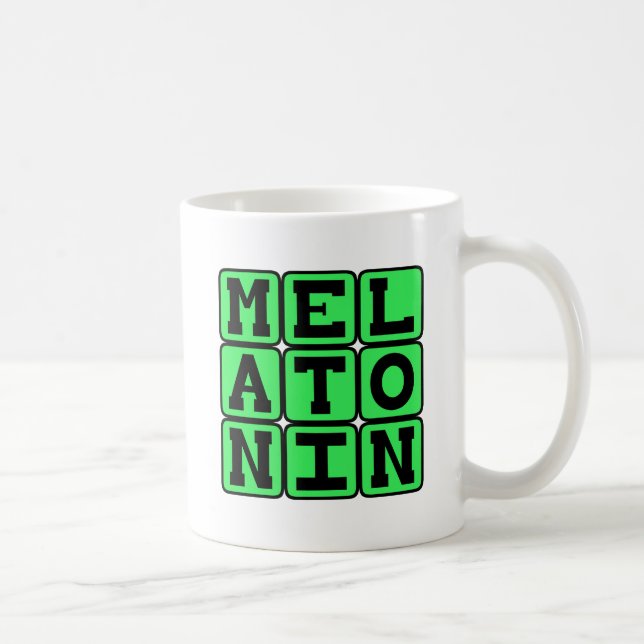 Melatonin, stöd för sömn kaffemugg (Höger)