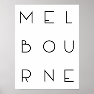 Melbourne affisch