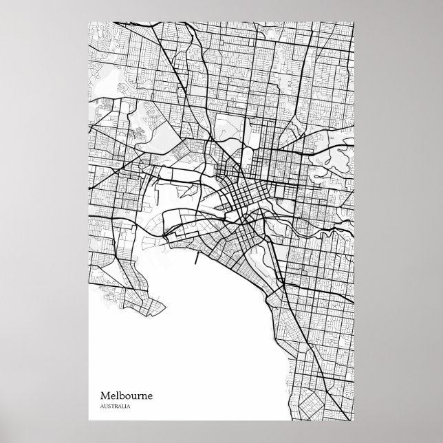 Melbourne AU wall poster wall art (Framsidan)