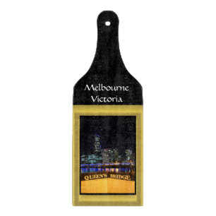 Melbourne Australia CBD Night Ljus