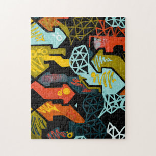 Melbourne Australia Graffiti Mural Puzzle Pussel