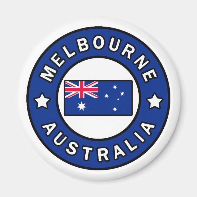 Melbourne Australia Magnet (Framsidan)