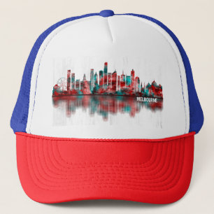 Melbourne Australia Skyline Keps