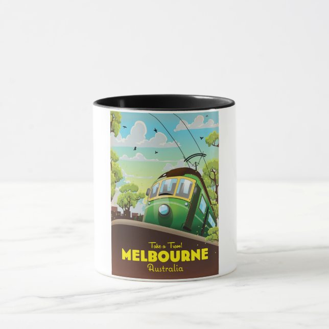 Melbourne Australia Tram Mugg (Center)