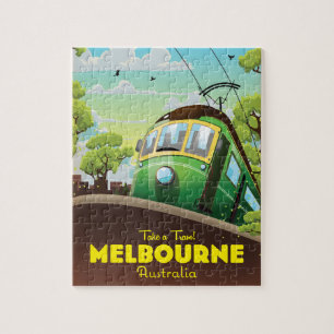 Melbourne Australia Tram Pussel