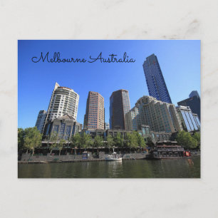 Melbourne Australia yarra River Vykort