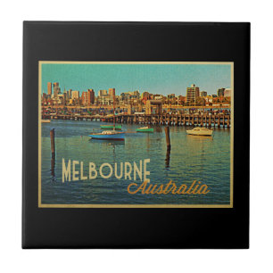 Melbourne Australien Kakelplatta