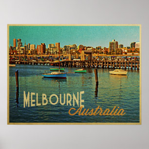 Melbourne Australien Poster