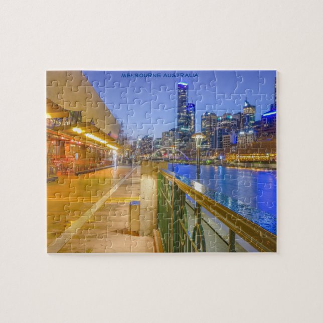 Melbourne Australien Pussel (Horisontell)