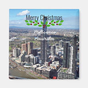 Melbourne Australien, semesterhälsningar Magnet