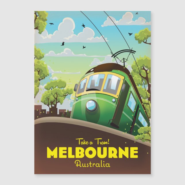 Melbourne Australien Spårvagn  (Framsida)