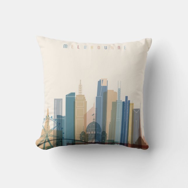 Melbourne Australien | stadshorisont Kudde (Framsida)