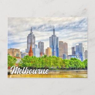 Melbourne, Australien Vykort