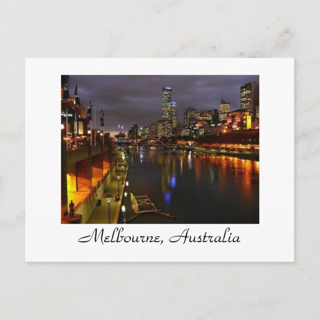 Melbourne, Australien Vykort (Framsida)