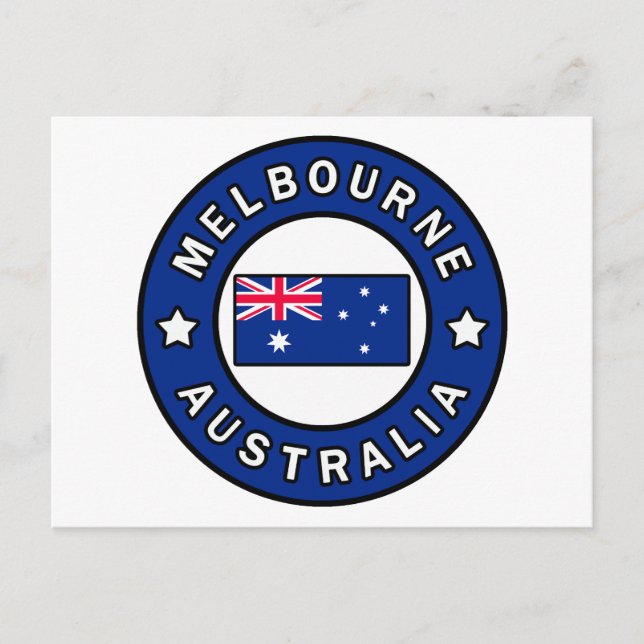 Melbourne Australien Vykort (Framsida)