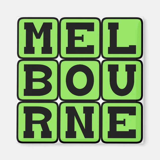 Melbourne, Australiens stad Magnet (Framsidan)