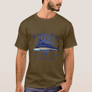 Melbourne Beach Florida Sailfish Billfish Saltwate T Shirt
