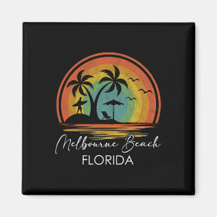 Melbourne Beach Florida Sommarlov Tropisk S Magnet